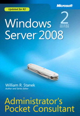 Windows Server 2008 Administrator's Pocket Consultant, 2nd Edition