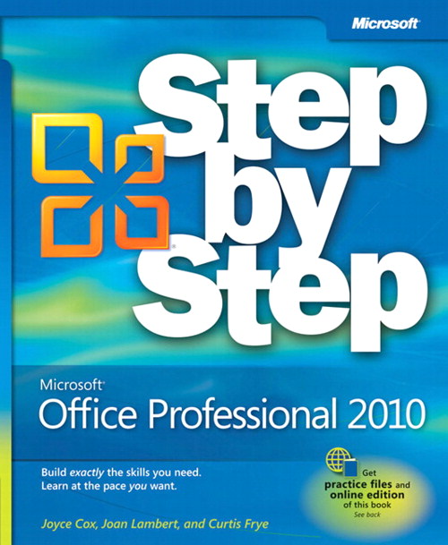 Microsoft Office Professional 2010 Step by Step