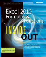 Microsoft Excel 2010 Formulas and Functions Inside Out