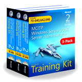 Windows Server 2008 Server Administrator Training Kit 3-Pack Exams 70-640, 70-642, 70-646 (MCITP)