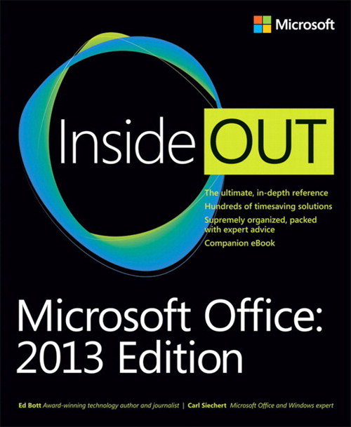 Microsoft Office Inside Out: 2013 Edition