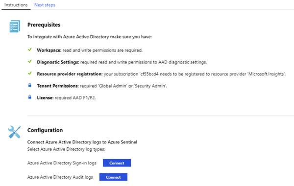  full Azure Active Directory connector page